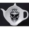Alchemy Gothic Alchemy Pot Head Tea Spoon Holder Rest
