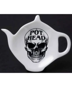 Alchemy Gothic Alchemy Pot Head Tea Spoon Holder Rest