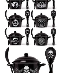 Alchemy Gothic Alchemy Set Of 7 Soup Bowls