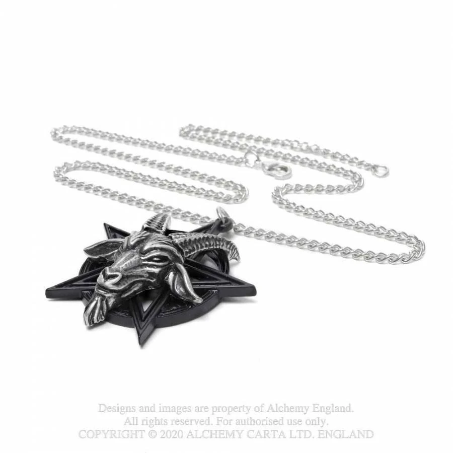 Alchemy Gothic Alchemy Baphomet Pendant Gothic Jewellery 4 Alchemy Gothic Alchemy Baphomet Pendant Gothic Jewellery