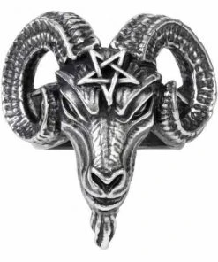 Alchemy Gothic Alchemy Baphomet Ring Gothic Jewellery
