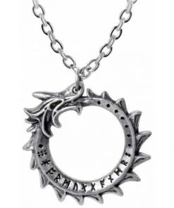 Alchemy Gothic Alchemy Mini Jormungand Pendant Viking
