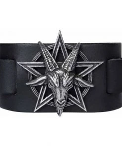 Alchemy Gothic Gothic Jewellery Alchemy Baphomet Leather Wriststrap