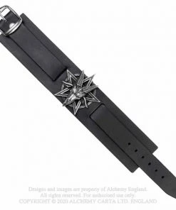 Alchemy Gothic Gothic Jewellery Alchemy Baphomet Leather Wriststrap