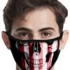 Alternative Gifts Face Masks American Flag Skull Face Mask