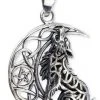 Echt EtNox Howling Wolf In Moon Pendant All Jewellery