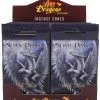 Something Different Anne Stokes Silver Dragon Incense Cones