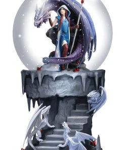 Nemesis Now All Homeware Anne Stokes Dragon Mage Snow Globe