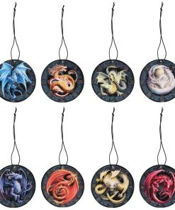 Something Different Witchy Homeware Anne Stokes Dragons Of The Sabbats Air Freshener Set