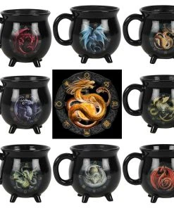 Something Different Anne Stokes Dragon Cauldron Mug Set