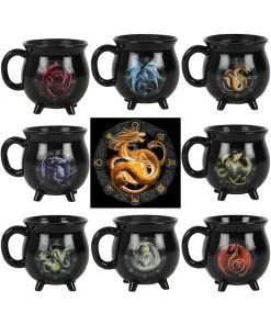 Something Different Anne Stokes Dragon Cauldron Mug Set