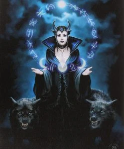 Something Different Anne Stokes Moon Witch Picture Sale