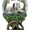 Nemesis Now Anne Stokes Pure Heart Unicorn Snow Globe 18cm
