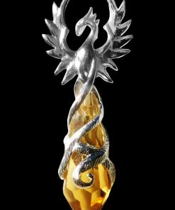 Anne Stokes Jewellery Anne Stokes Silver Phoenix Flame All Jewellery