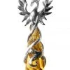 Anne Stokes Jewellery Anne Stokes Silver Phoenix Flame All Jewellery