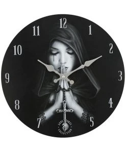 Something Different Anne Stokes Gothic Prayer Wall Clock All Homeware