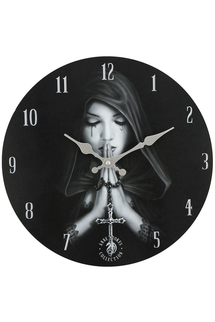 Something Different Anne Stokes Gothic Prayer Wall Clock All Homeware 3 Something Different Anne Stokes Gothic Prayer Wall Clock All Homeware