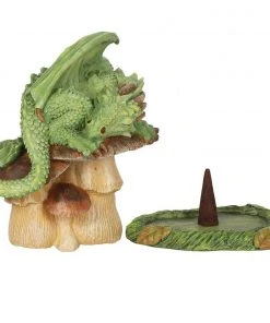 Something Different Anne Stokes Green Dragon Incense Cone Burner