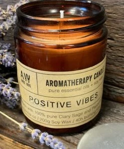 Ancient Wisdom Aromatherapy Candle Positive Vibes Spell Candles