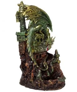 Puckator All Homeware Dragon Castle LED Backflow Incense Burner