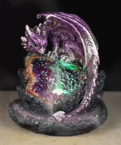 Puckator Crystal Cave Baby Dragon LED Backflow Incense Burner