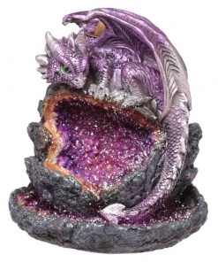 Puckator Crystal Cave Baby Dragon LED Backflow Incense Burner 11 Puckator Crystal Cave Baby Dragon LED Backflow Incense Burner