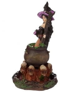Puckator All Homeware Witches Cauldron Backflow Incense Burner
