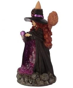 Puckator Witches Crystal Cave LED Backflow Incense Burner