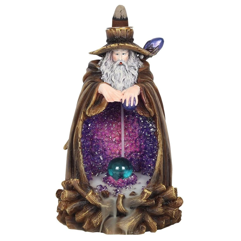 Something Different Wizard Backflow Incense Burner With LED Light 4 Something Different Wizard Backflow Incense Burner With LED Light