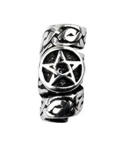 Echt EtNox Pentagram Beard Bead Or Hair Pearl BP1016