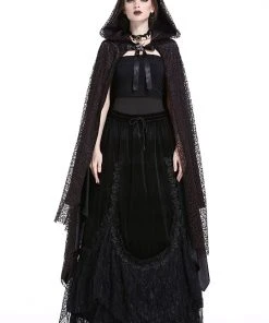 Ladies Gothic Clothing Dark In Love Noctrina Gothic Cape