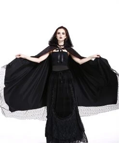 Ladies Gothic Clothing Dark In Love Noctrina Gothic Cape