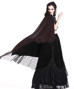 Ladies Gothic Clothing Dark In Love Noctrina Gothic Cape