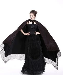Ladies Gothic Clothing Dark In Love Noctrina Gothic Cape