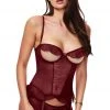Baci Lingerie Baci Show Me Bustier Purple Lingerie Corsets