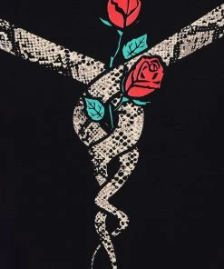 Banned Dark Night Cut Out Shoulder Dress