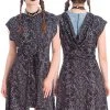 Nu Goth Banned Esoteric Hood Dress