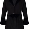 Mens Gothic Clothing Banned Long Tail Coat