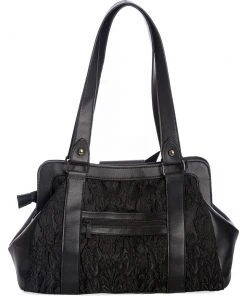 Gothic Accessories Banned Maplesage Handbag Black
