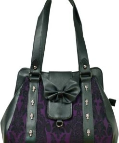 Gothic Accessories Banned Maplesage Handbag Purple