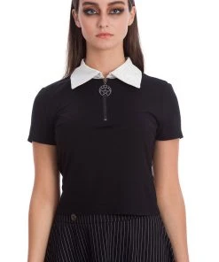 Banned Haunted Doll Collar Top