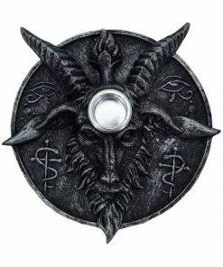 Alternative Gifts Baphomet Candle Holder Black
