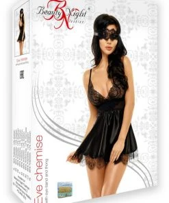 Chemises, Nightwear Beauty Night Eve Chemise Black 16 Chemises, Nightwear Beauty Night Eve Chemise Black