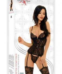 Beauty Night Ravenna Corset Black Lingerie Corsets