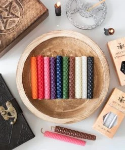 Something Different Beeswax Spell Candles Pack Of 6 White