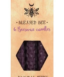 Something Different Beeswax Spell Candles Pack Of 6 Purple