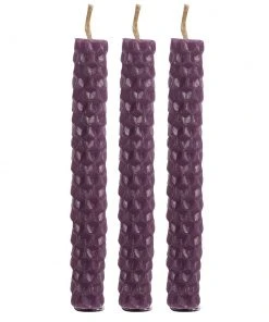 Something Different Beeswax Spell Candles Pack Of 6 Purple