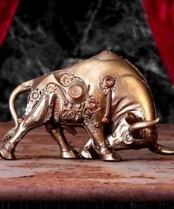 Nemesis Now Binary Bull Steampunk Figurine Steampunk Homeware