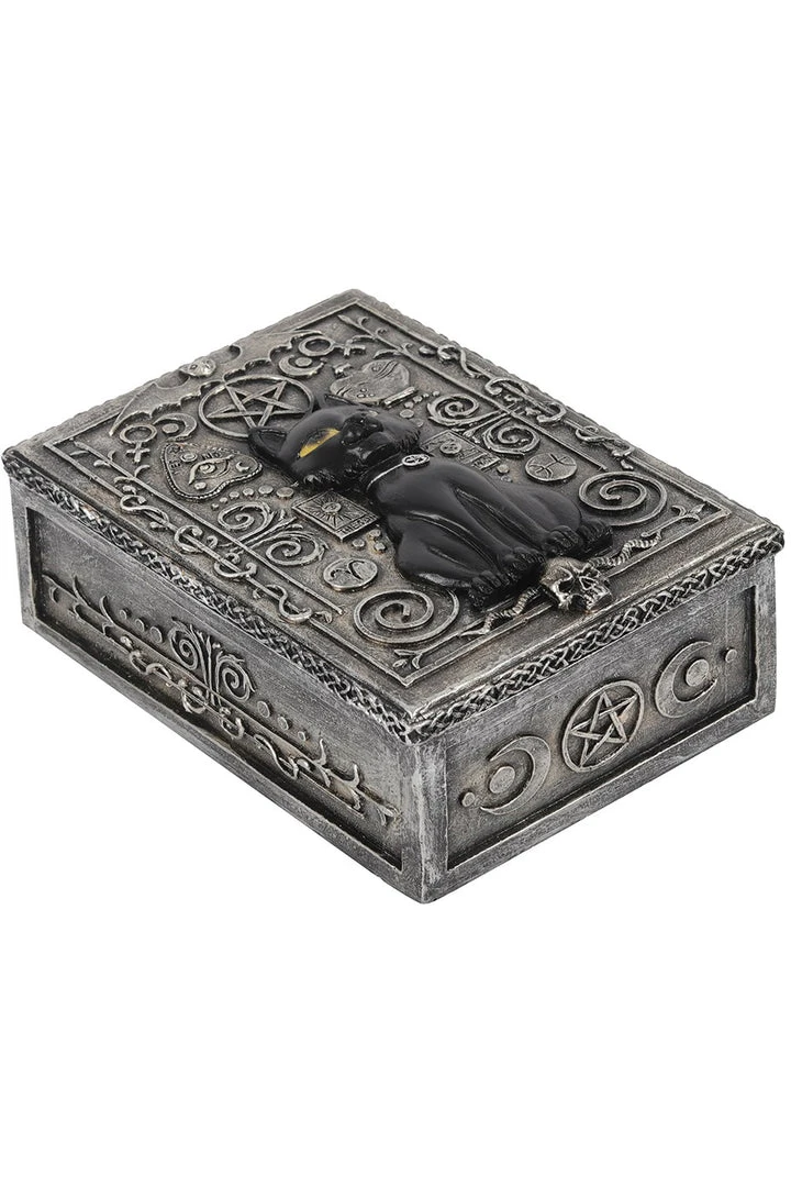 Something Different All Homeware Black Cat Resin Box 3 Something Different All Homeware Black Cat Resin Box