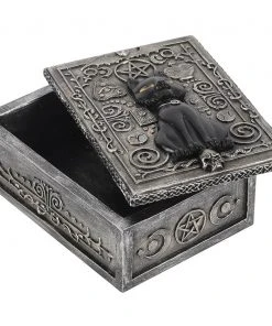 Something Different All Homeware Black Cat Resin Box 7 Something Different All Homeware Black Cat Resin Box